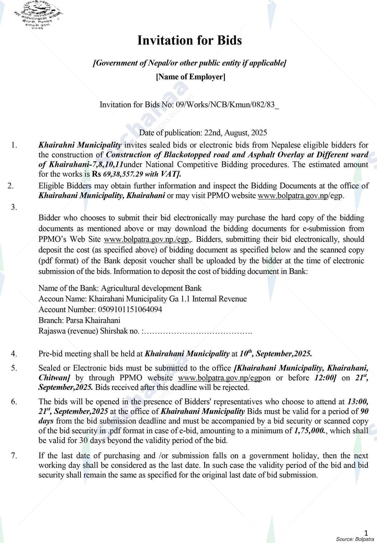 Khairahani Municipality