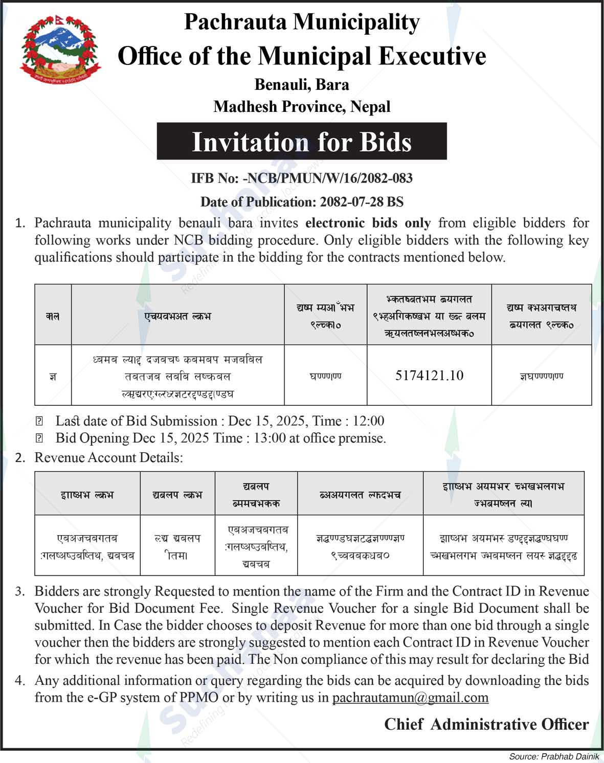 Pachrauta Municipality