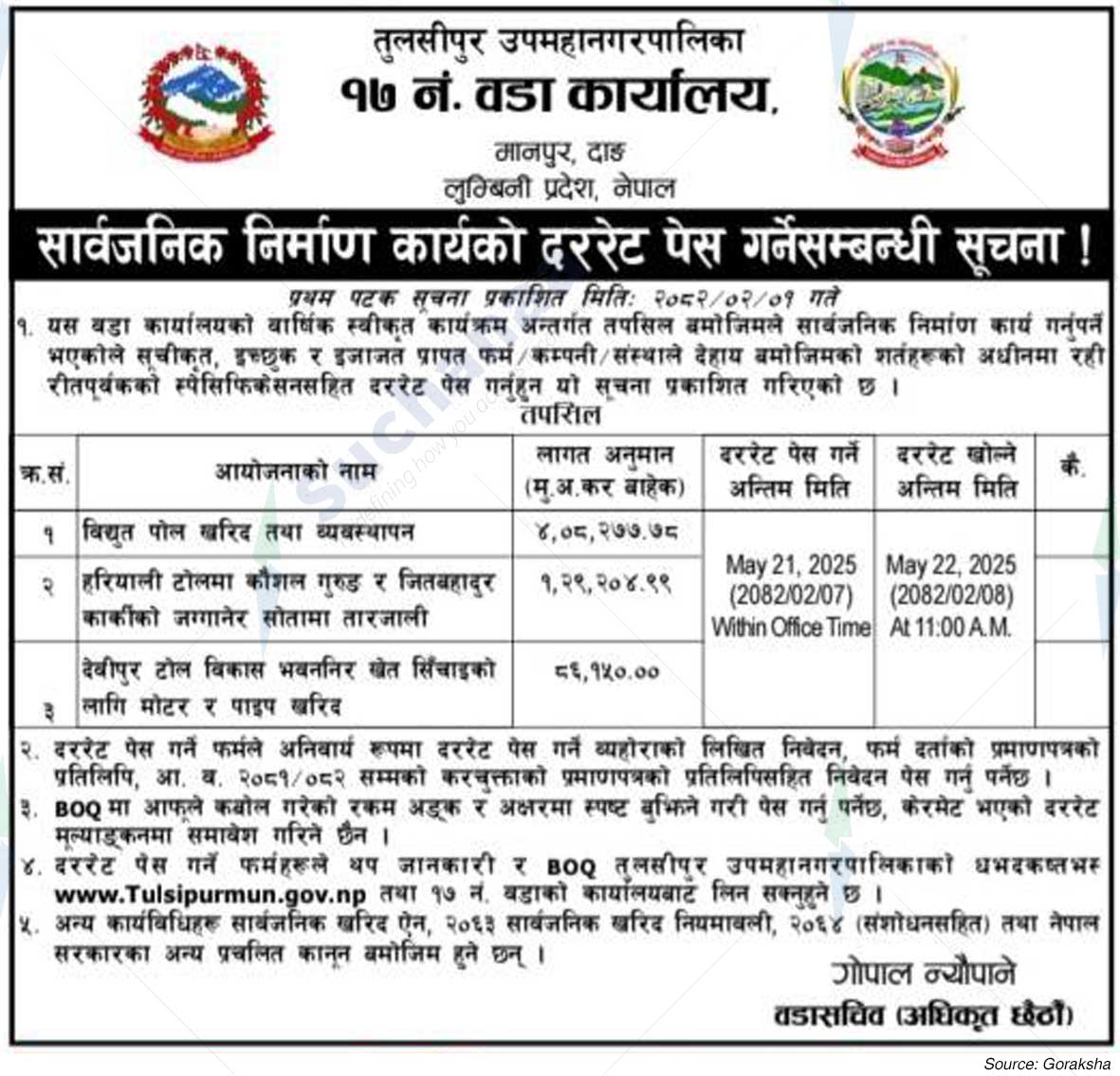 Tulsipur Sub-Metropolitan City
