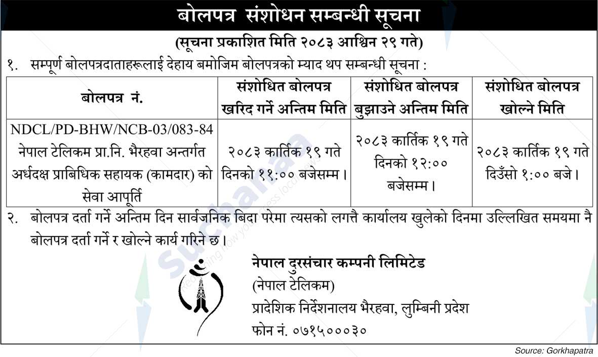 Nepal Doorsanchar Company Limited (NTC)