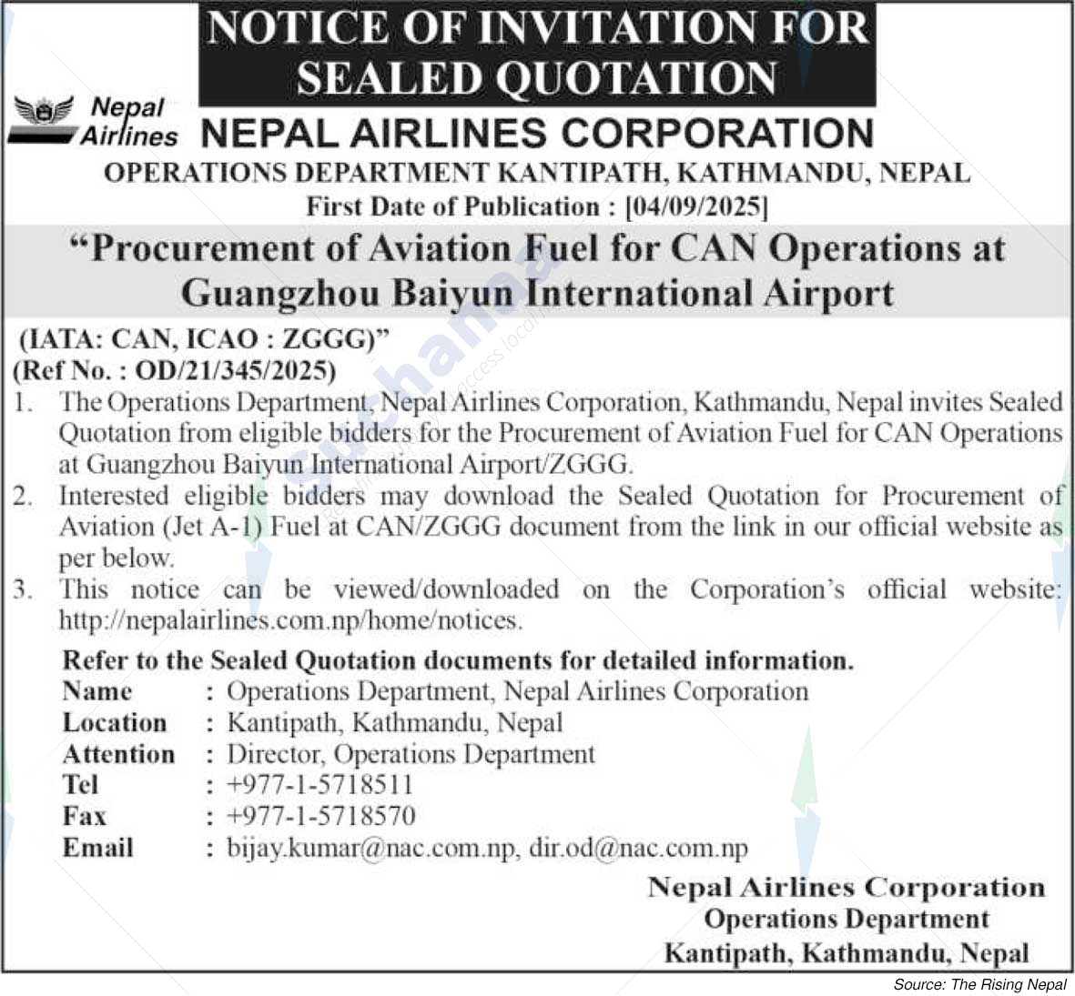 Nepal Airlines Corporation