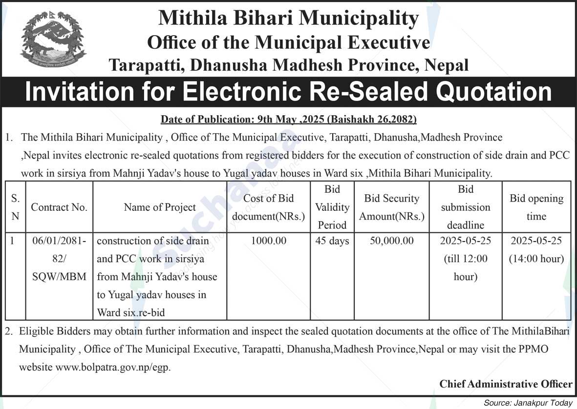 Mithila Bihari Municipality