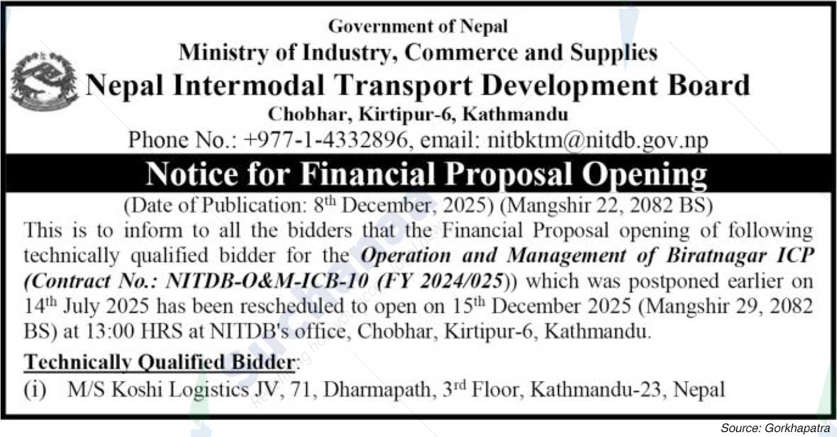 Nepal Intermodal Transport Development Board