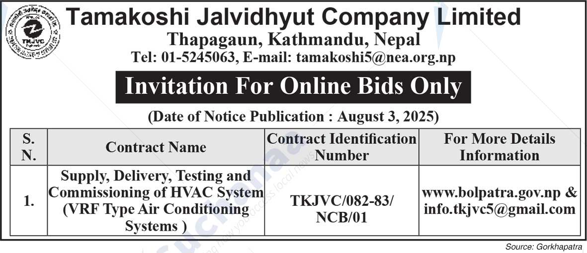 Tamakoshi Jalvidhyut Company Limited