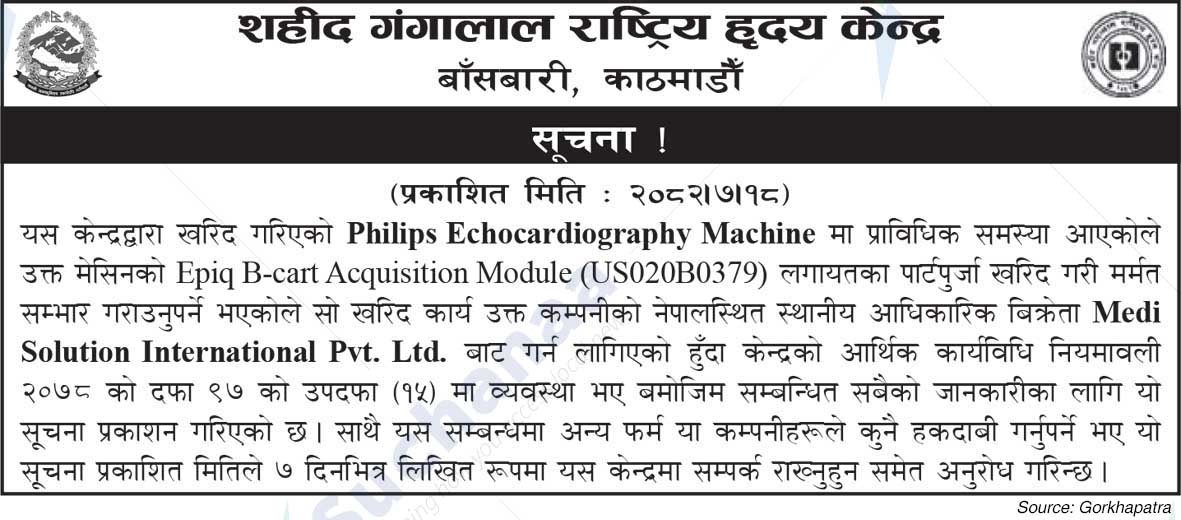 Shahid Gangalal National Heart Center