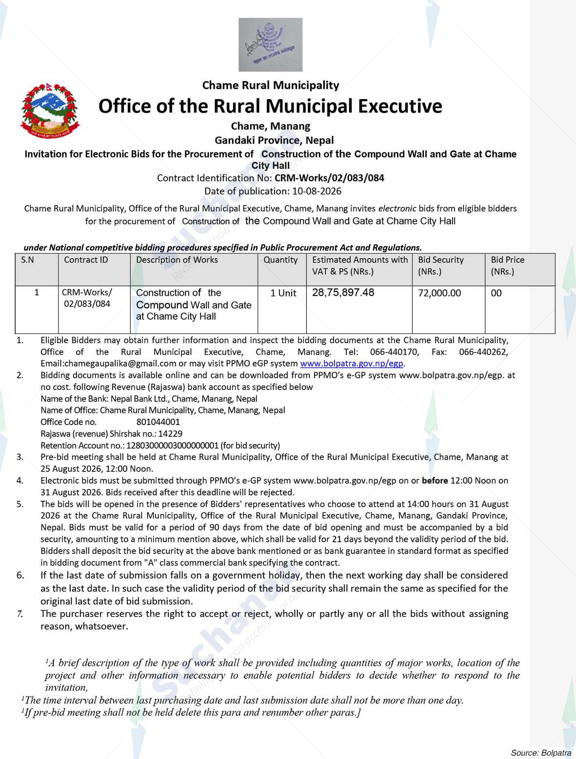 Chame Rural Municipality