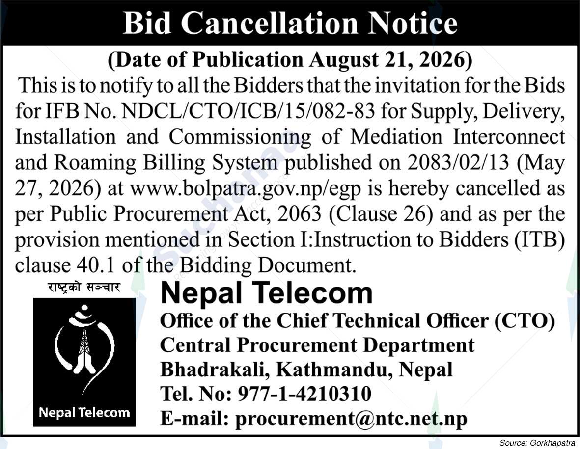 Nepal Doorsanchar Company Limited (NTC)