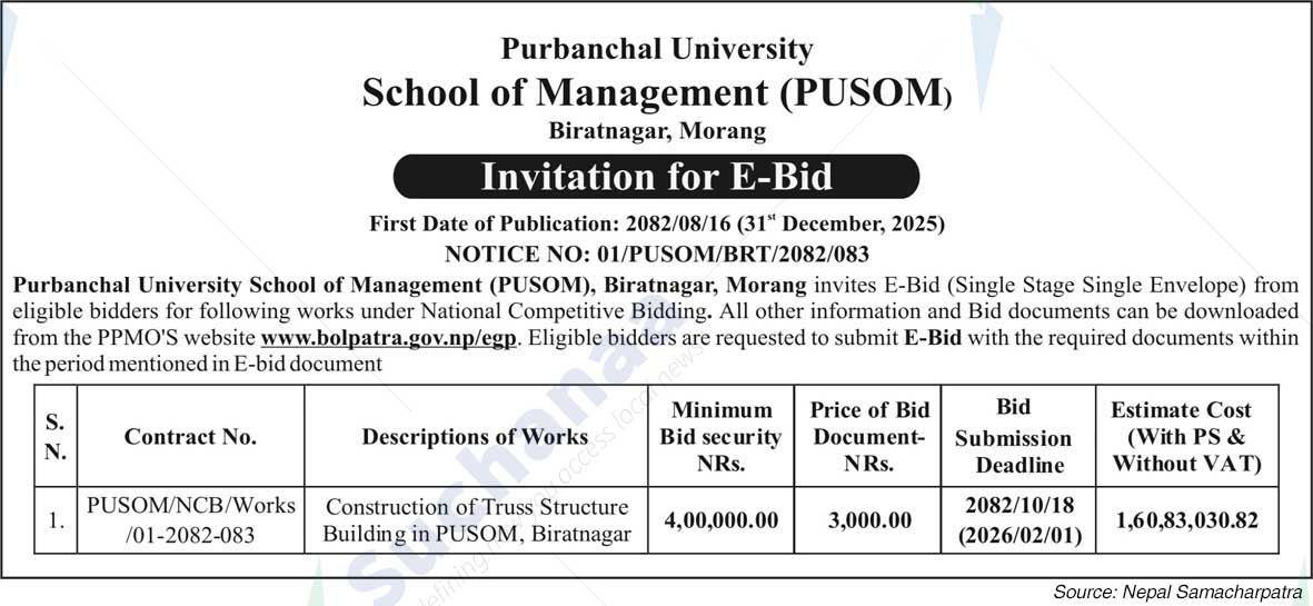 Purbanchal University School of Management (PUSOM), Morang