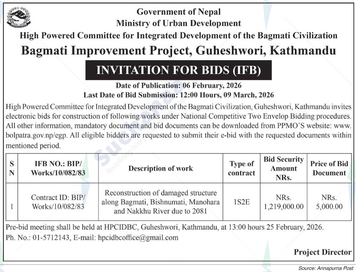 High Powered Committee for Integrated Development of the Bagmati Civilization, Guheshwori, Kathmandu