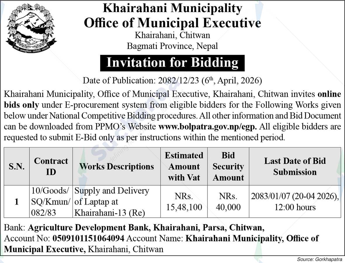 Khairahani Municipality