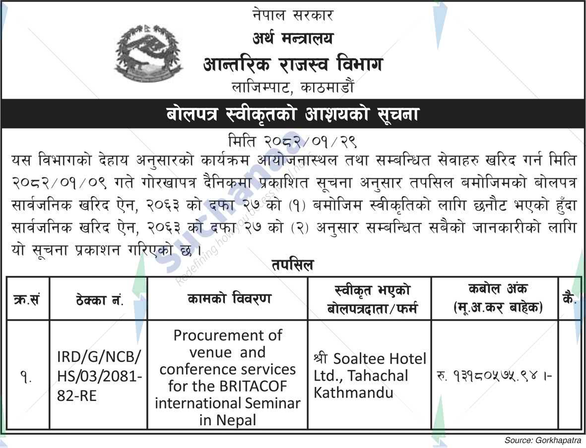 Department of Internal Revenue