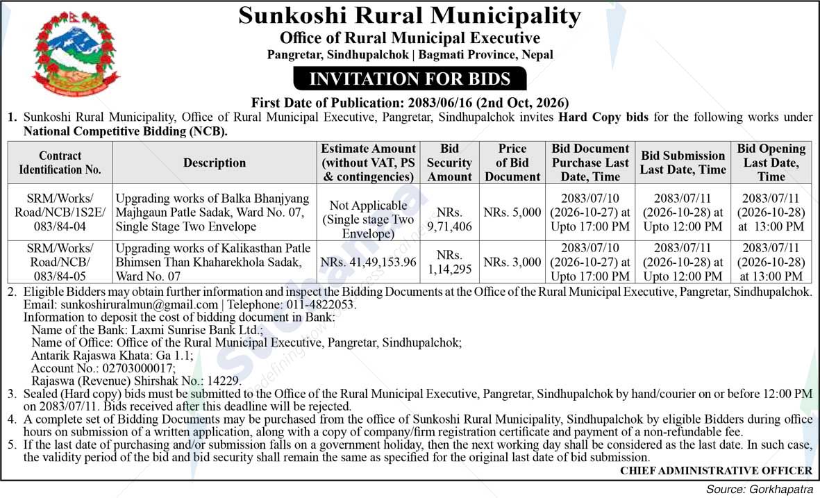 Sunkoshi Rural Municipality