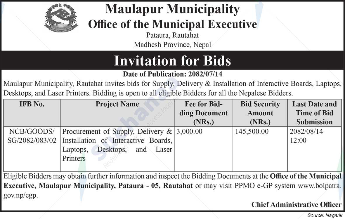 Maulapur Municipality
