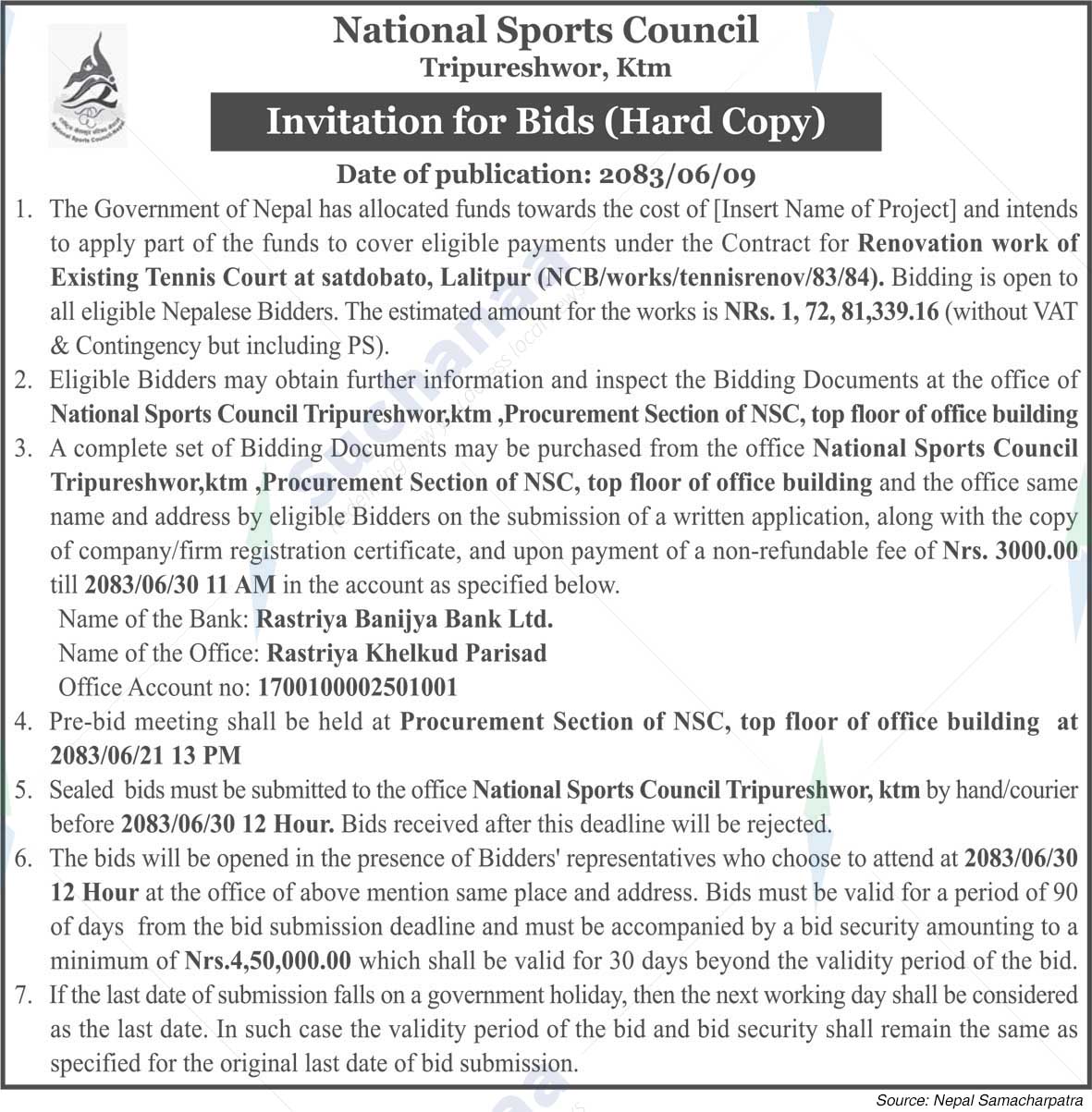 National Sports Council