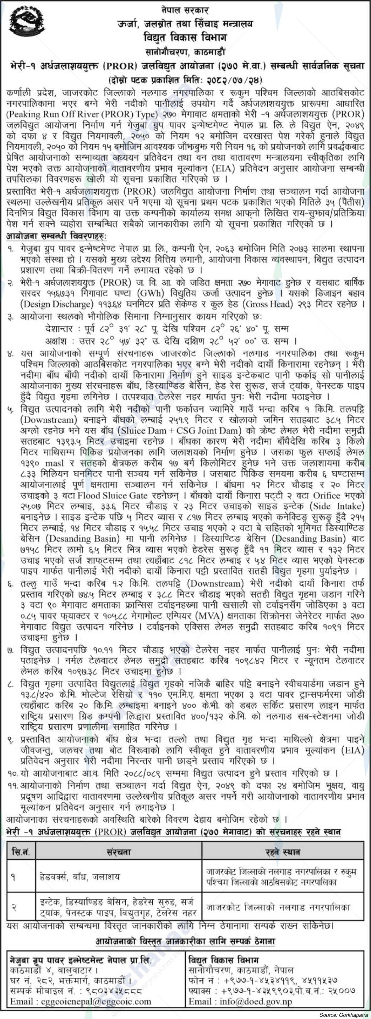 Department of Power Development