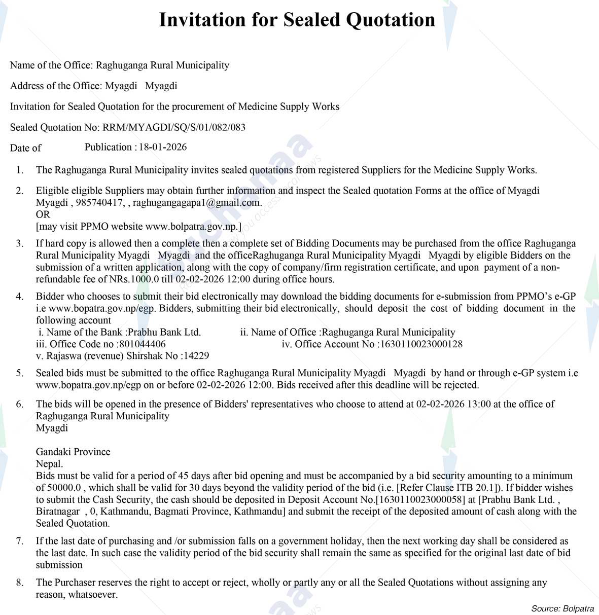 Raghuganga Rural Municipality