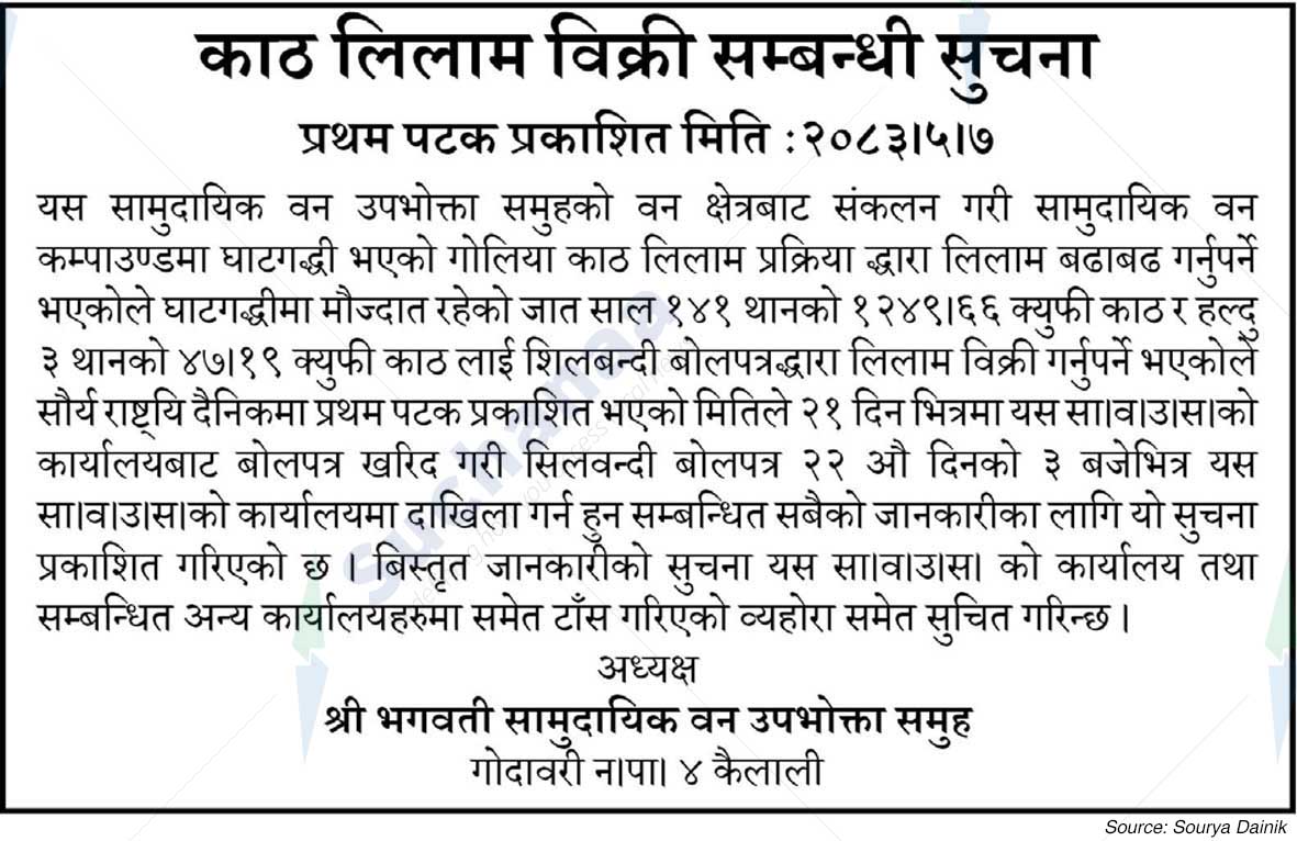 Shree Bhagwati Saa.Wa.Wo.Sa.