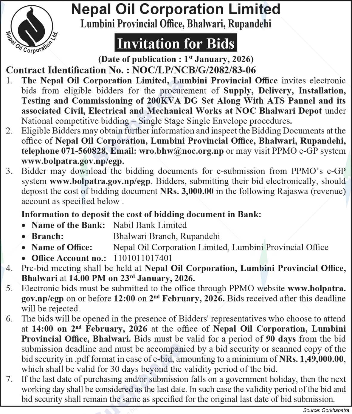 Nepal Oil Corporation Limited