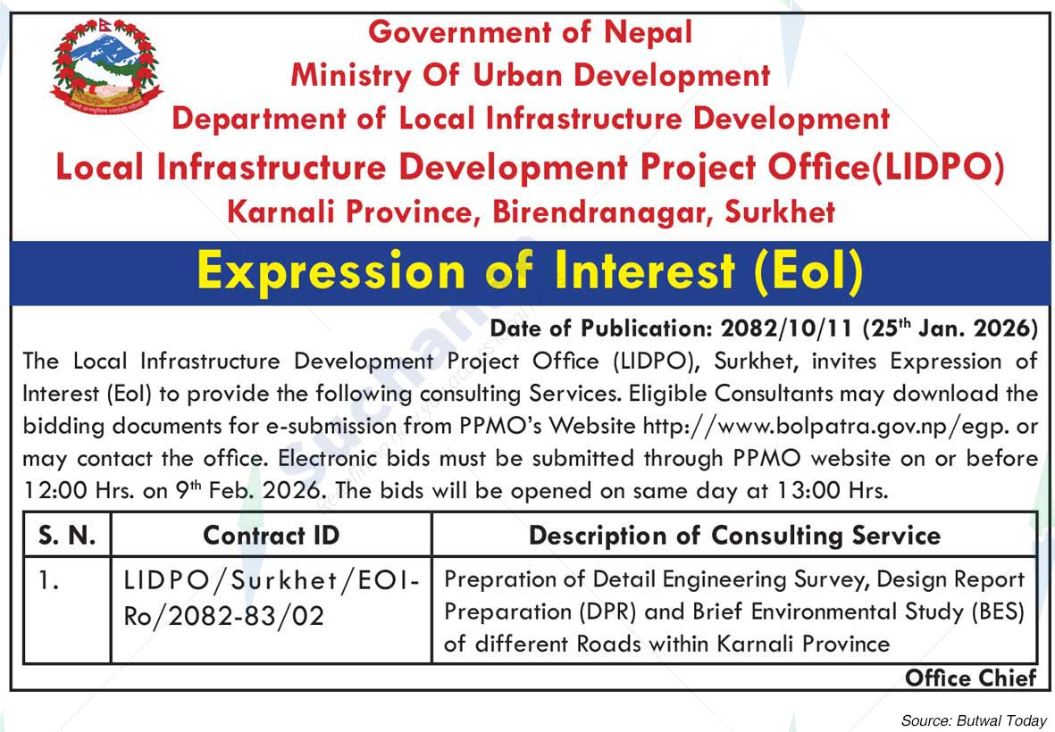 Local Infrastructure Development Project Office (LIDPO), Surkhet