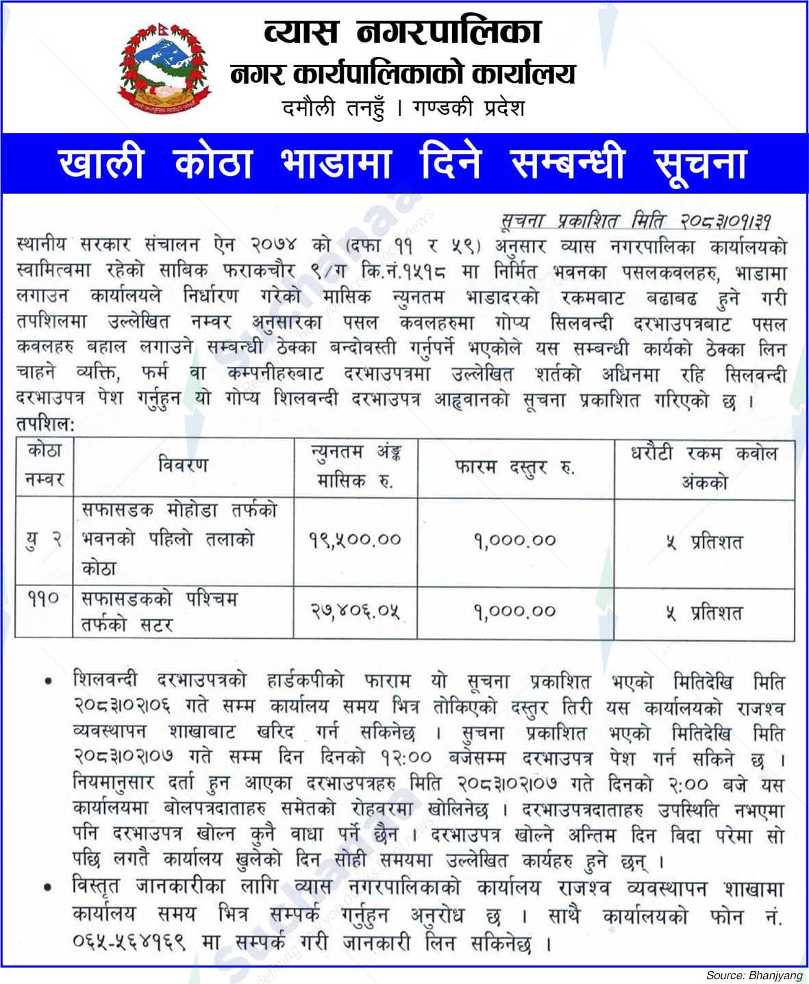 Vyas Municipality