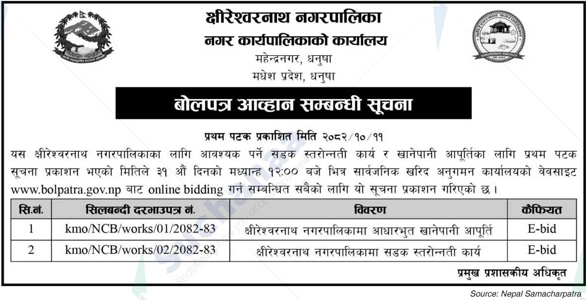 Kshireshwornath Municipality