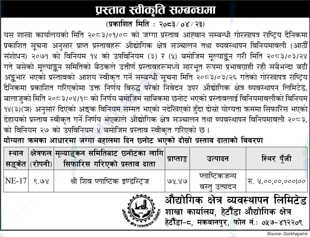 Hetauda Industrial Area