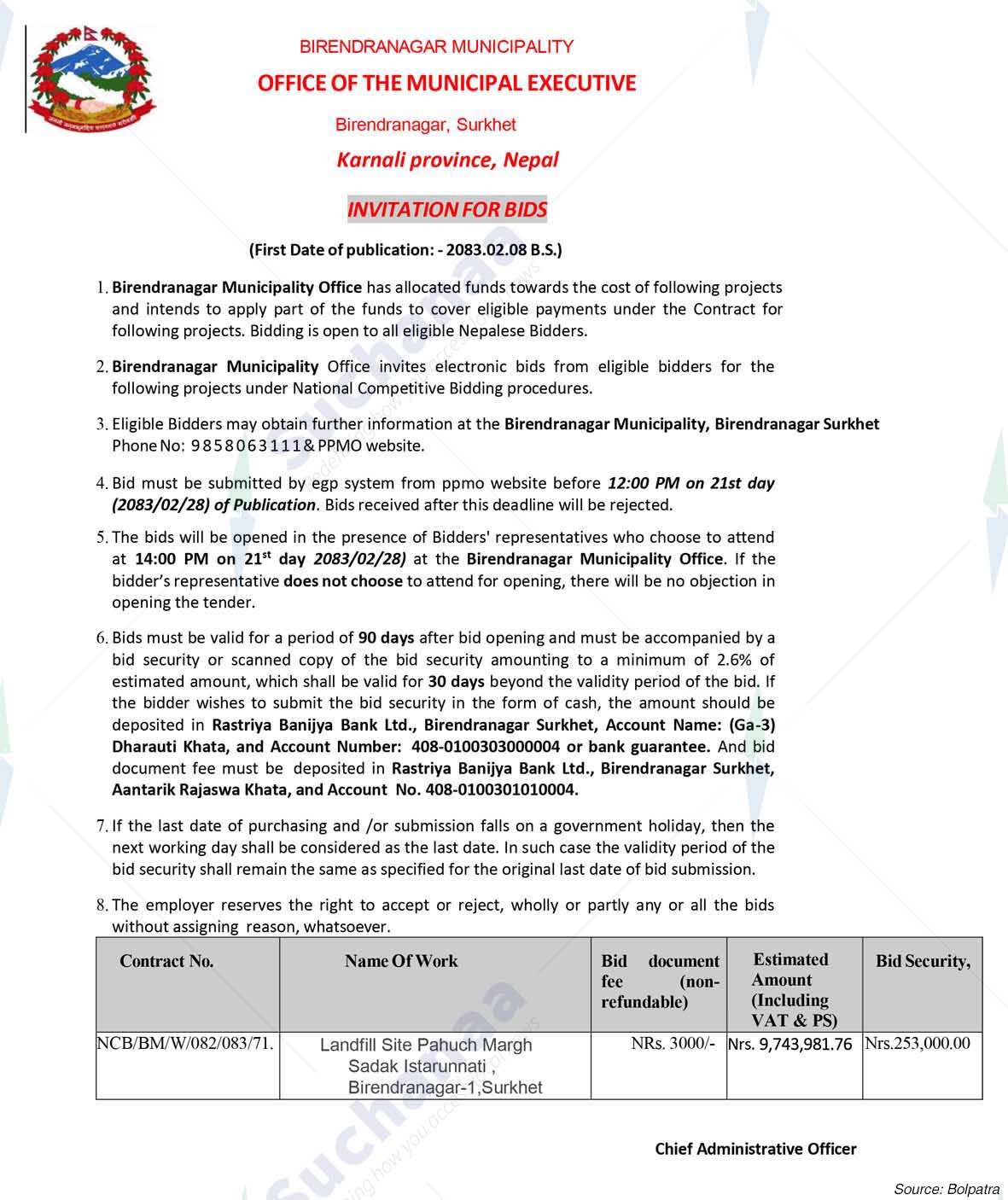 Birendranagar Municipality