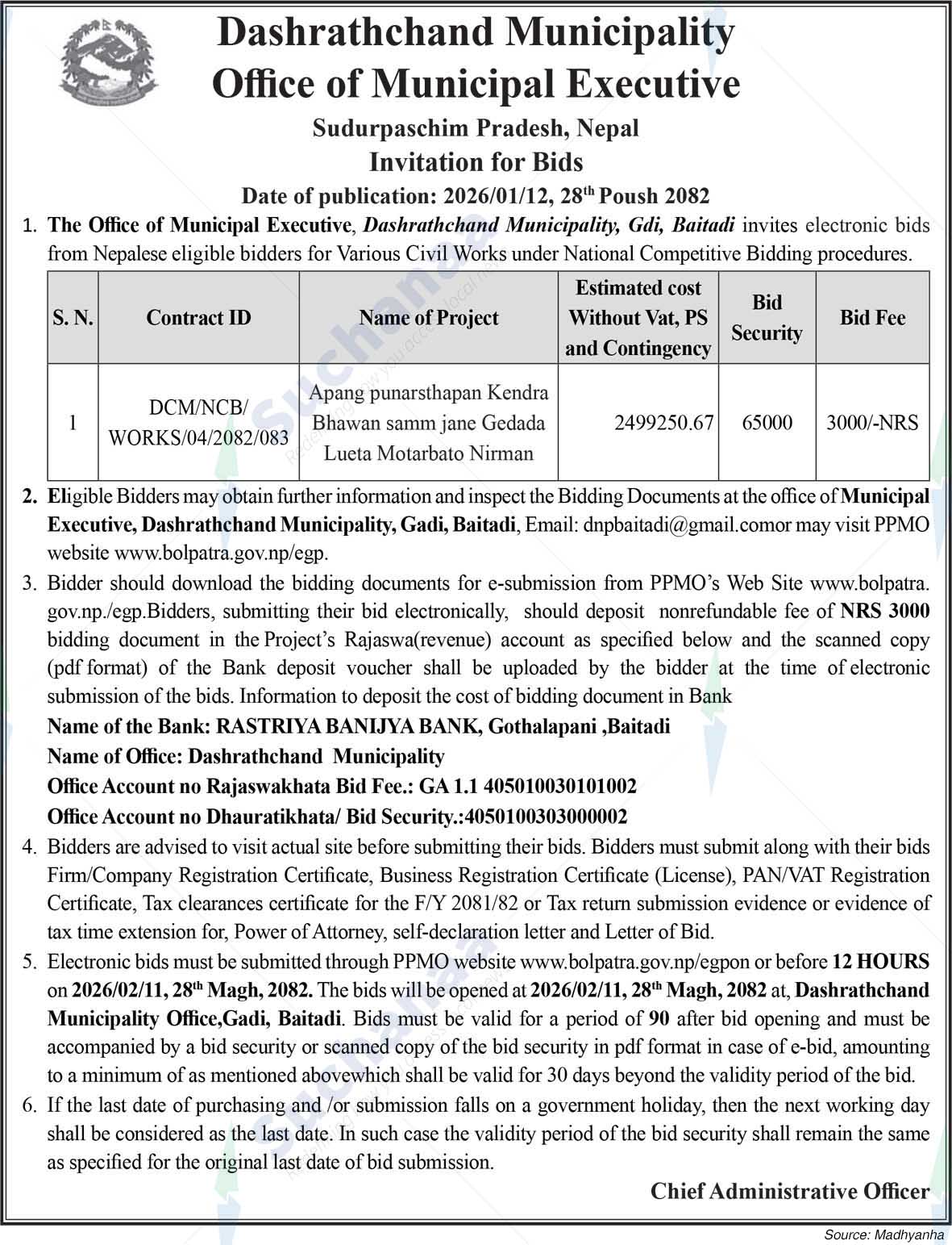 Dasharathchand Municipality