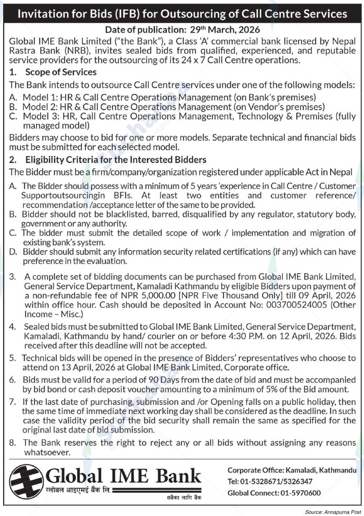 Global IME Bank Limited