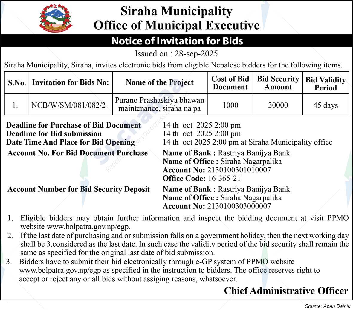 Siraha Municipality