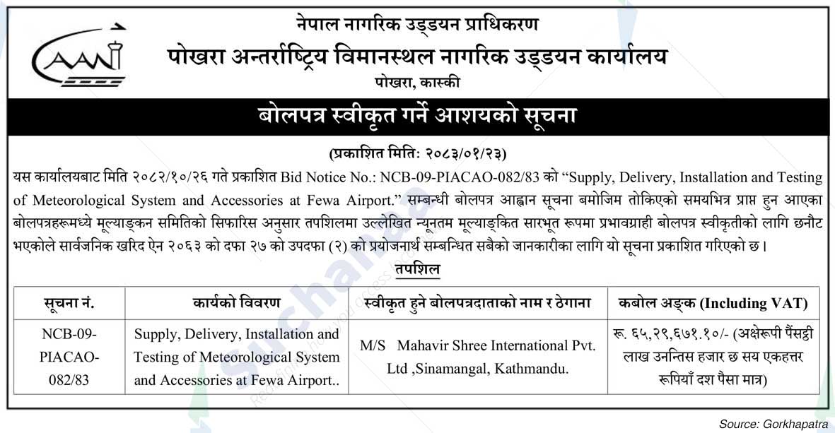 Pokhara International Airport