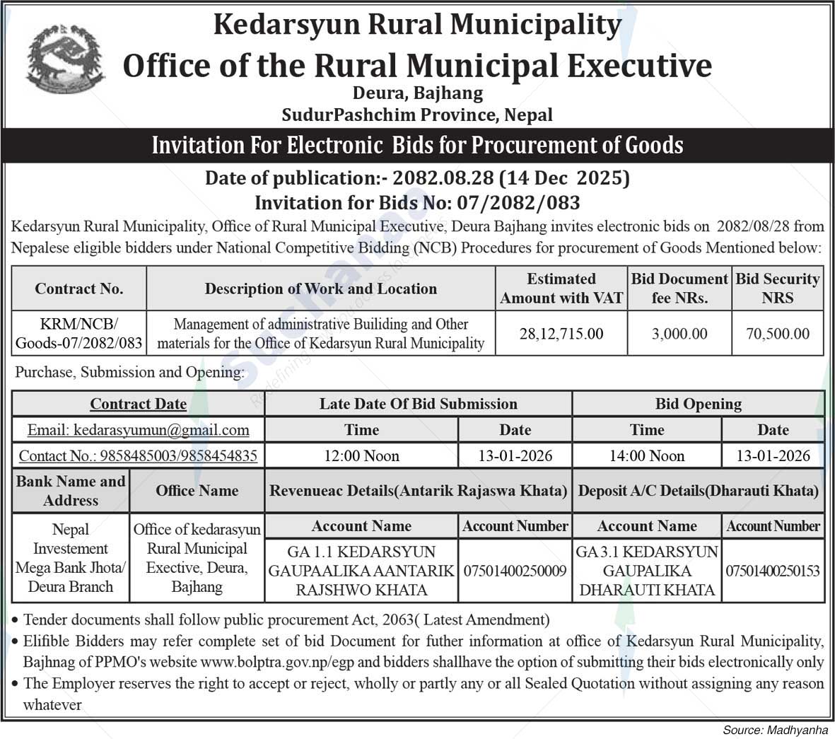 Kedarsyu Rural Municipality
