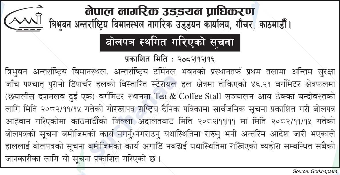 Tribhuvan International Airport