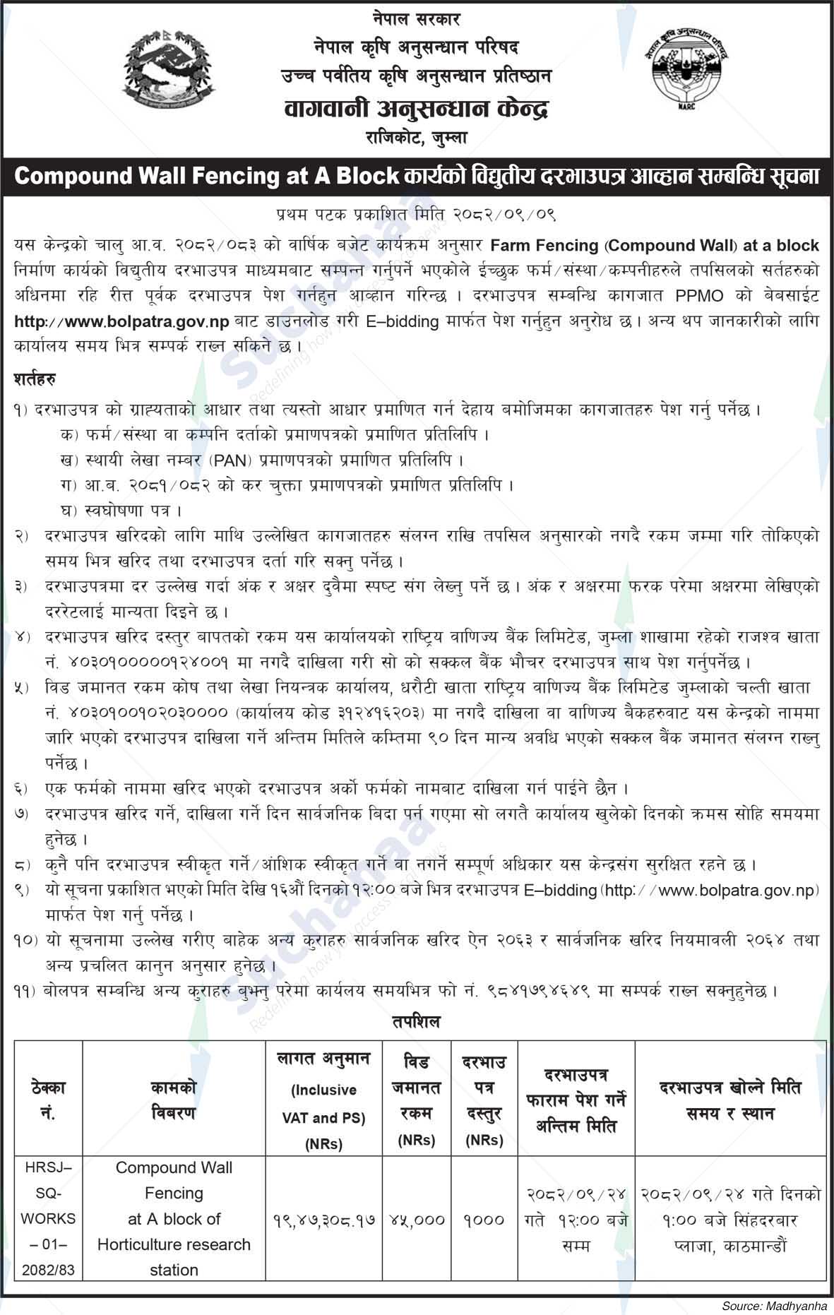 Plantation Research Centre, Rajikot, Jumla