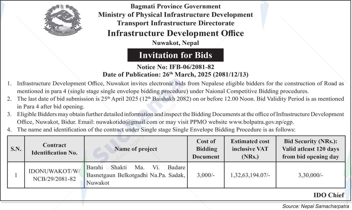Infrastructure Development Office
