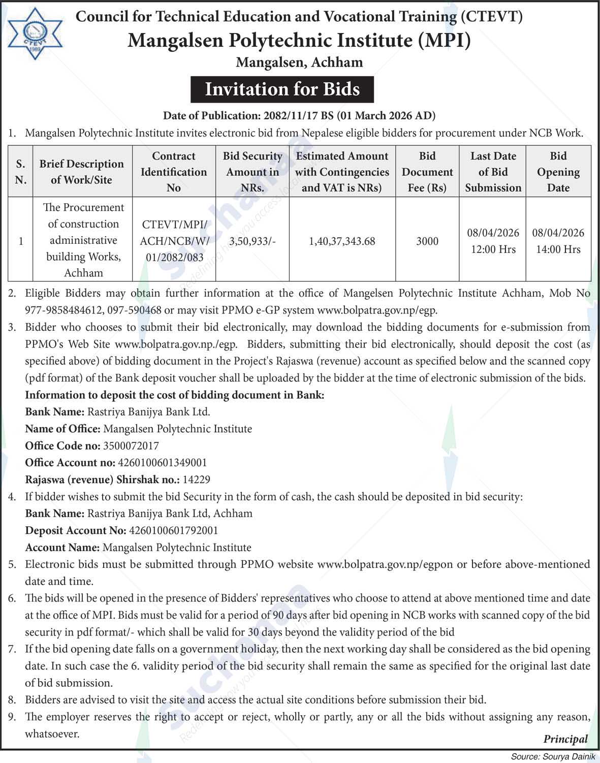 Mangalsen Polytechnic Institute (MPI)
