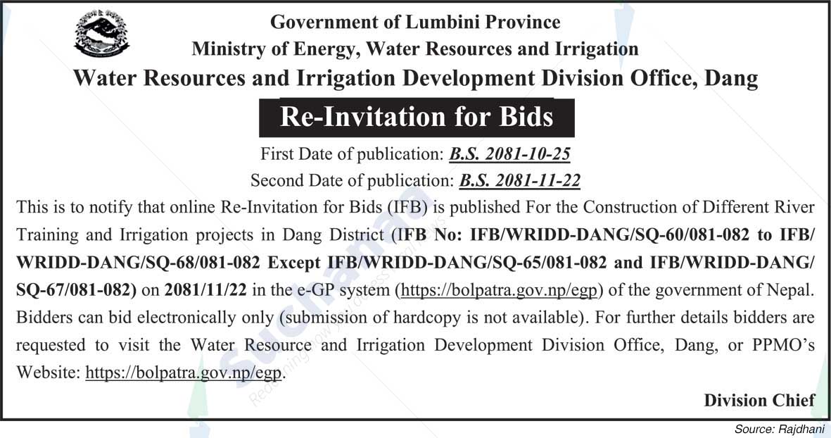 Water Resources and Irrigation Development Division Office