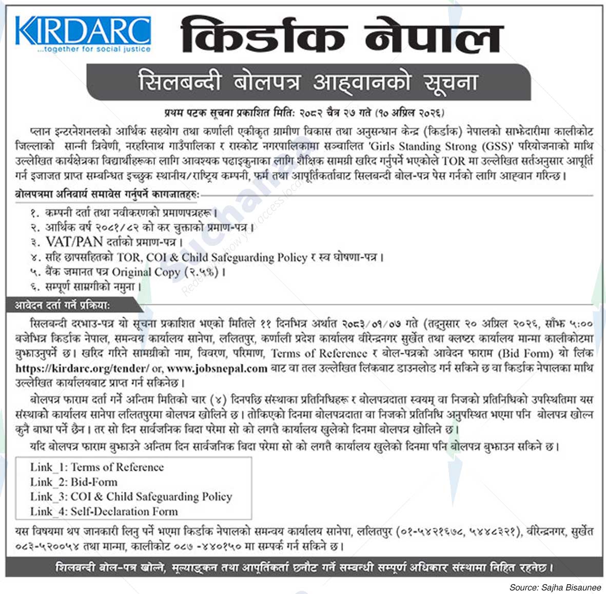 Karnali Integrated Rural Development and Research Centre (KIRDARC)