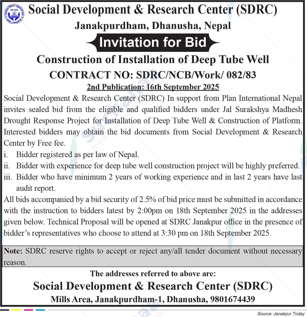 Social Development and Research Center (SDRC) Nepal
