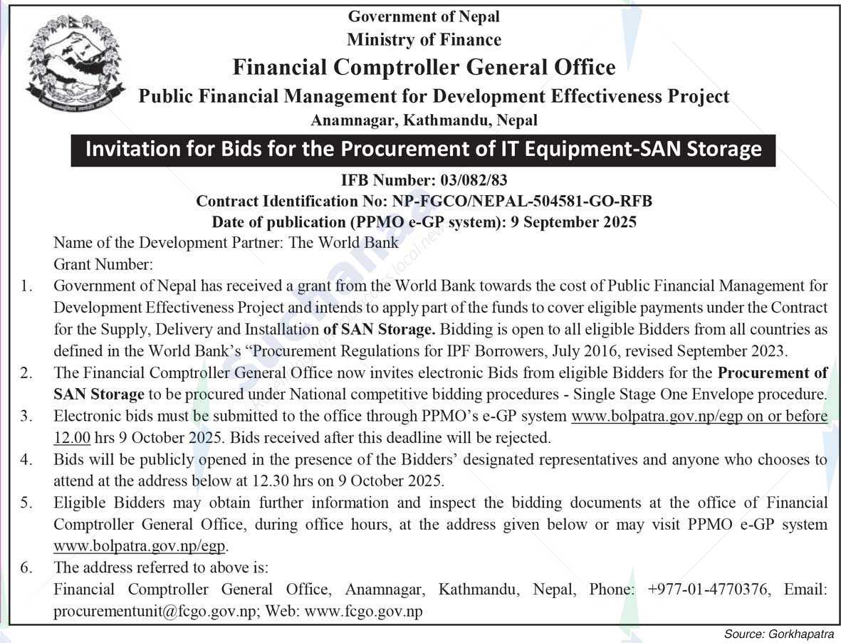 Financial Comptroller General Office