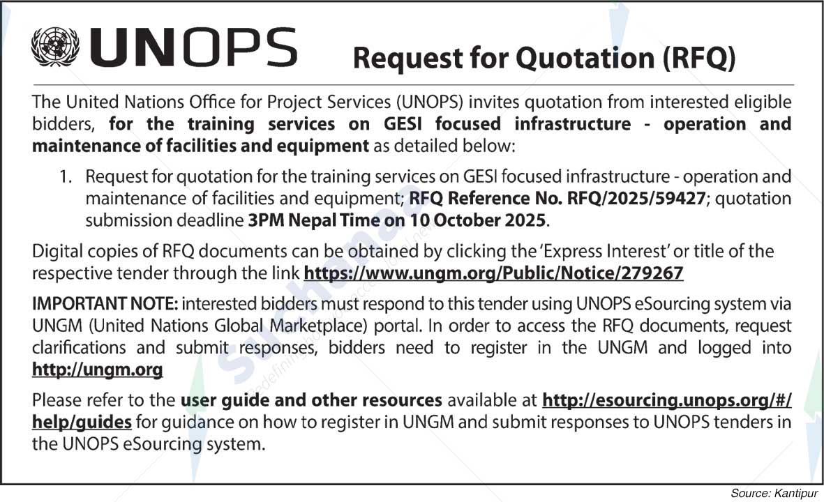 United Nations Office for Project Services (UNOPS)