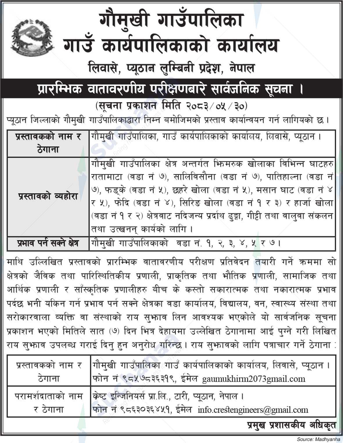 Gaumukhi Rural Municipality