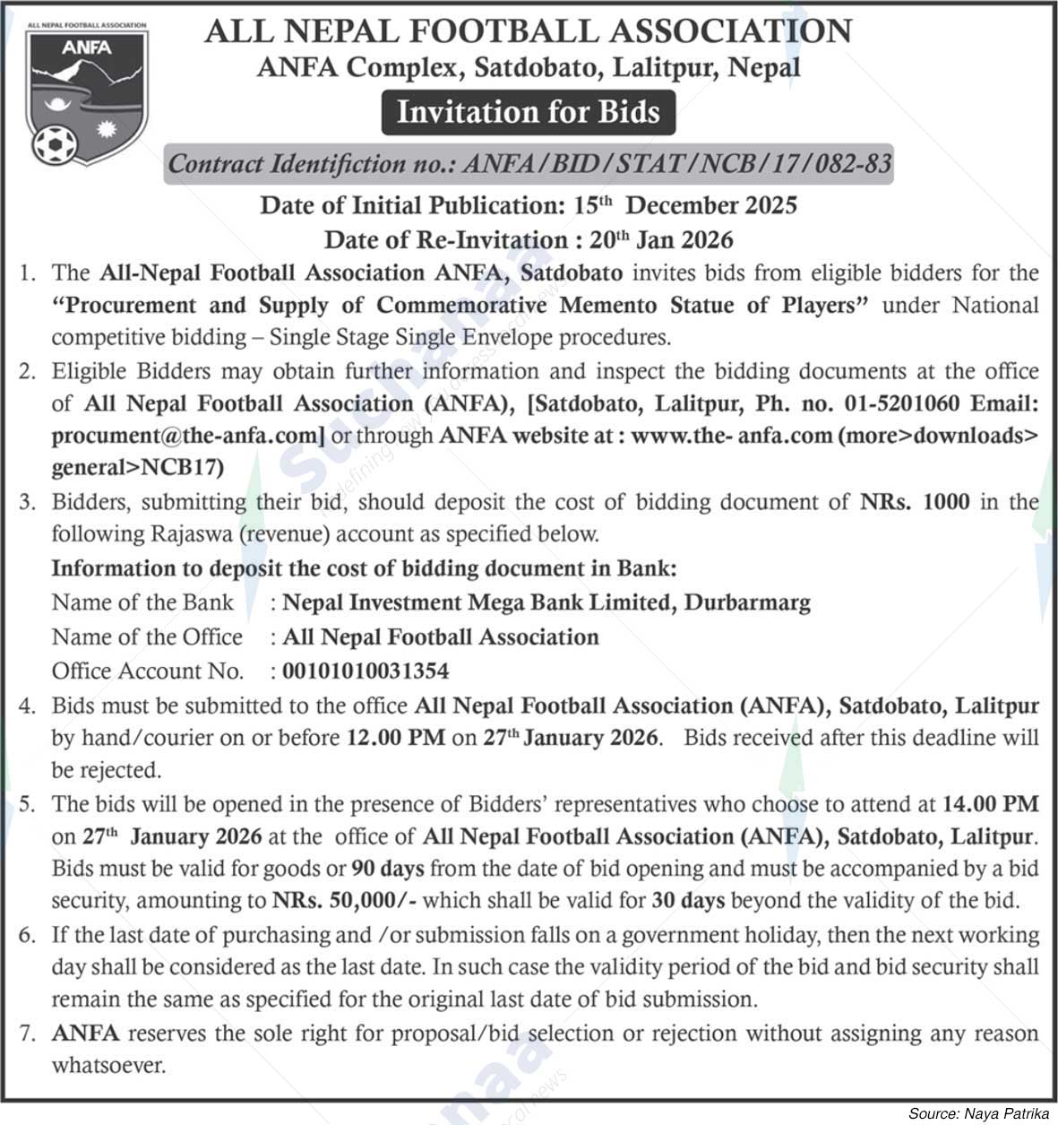 All Nepal Football Association (ANFA)