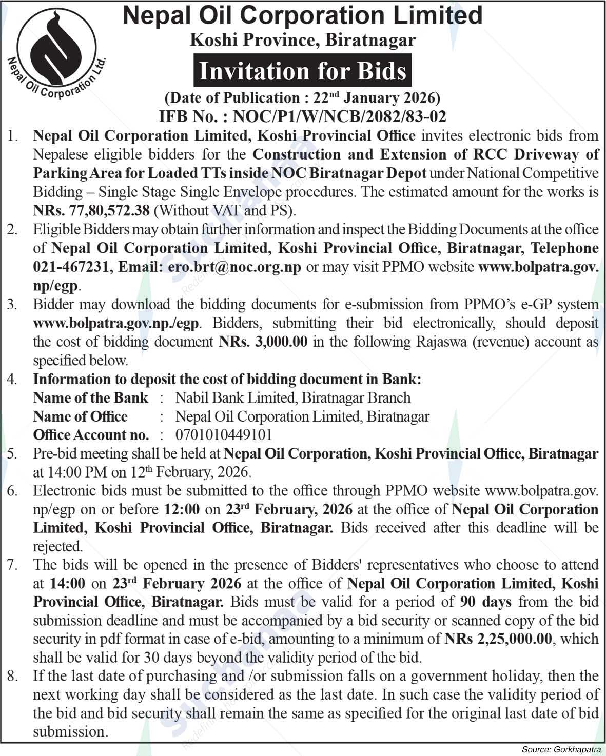 Nepal Oil Corporation Limited