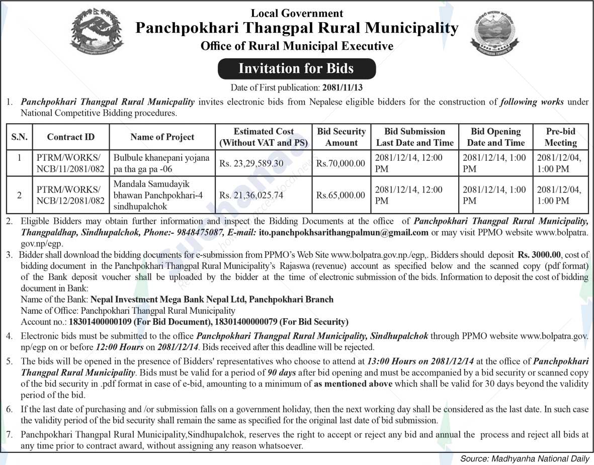 Panchpokhari Thangpal Rural Municipality