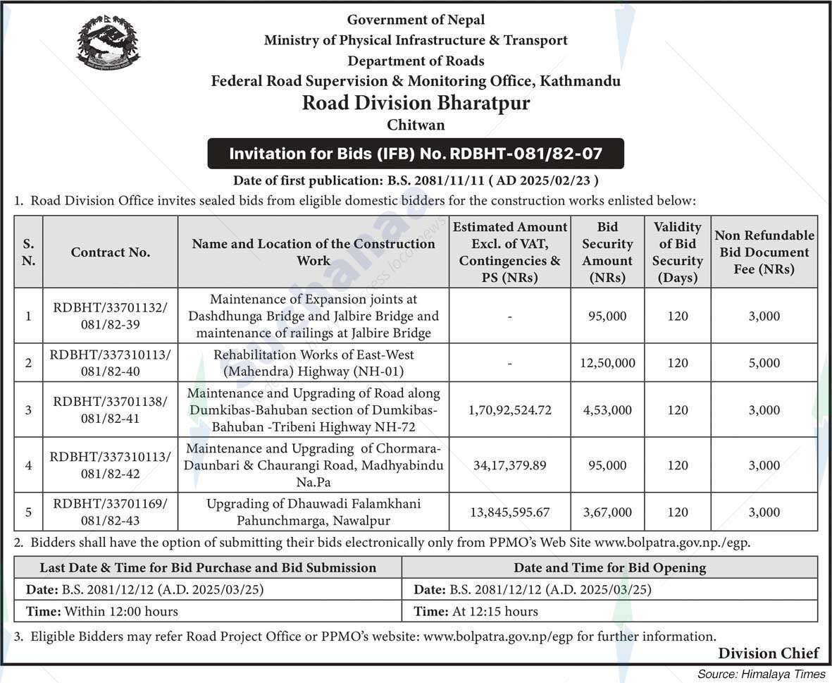 Road Division Bharatpur