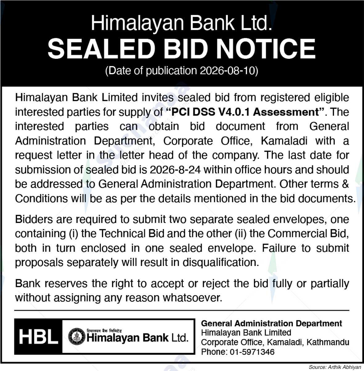 Himalayan Bank Limited