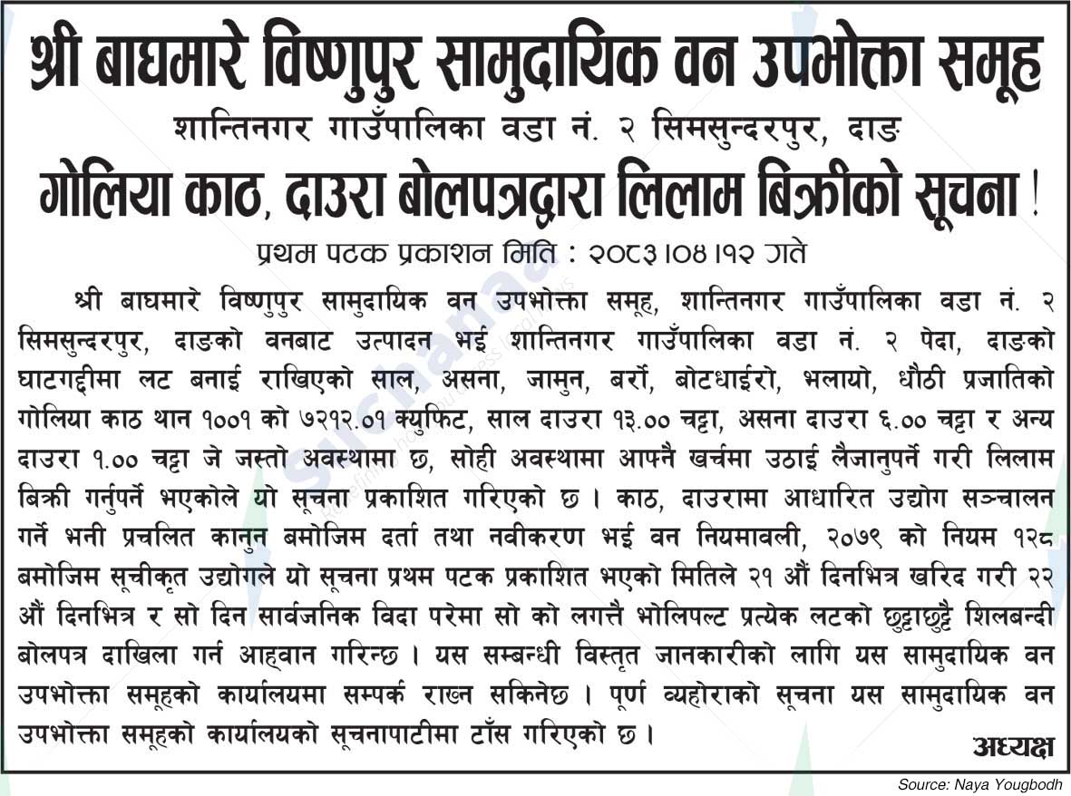 Shree Baghmare Bishnupur Saa.Wa.Wo.Sa.