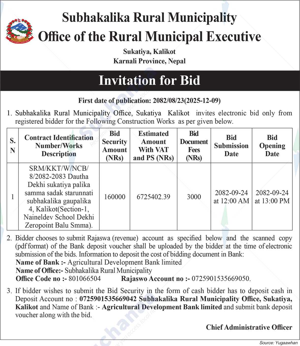 Shubha Kalika Rural Municipality