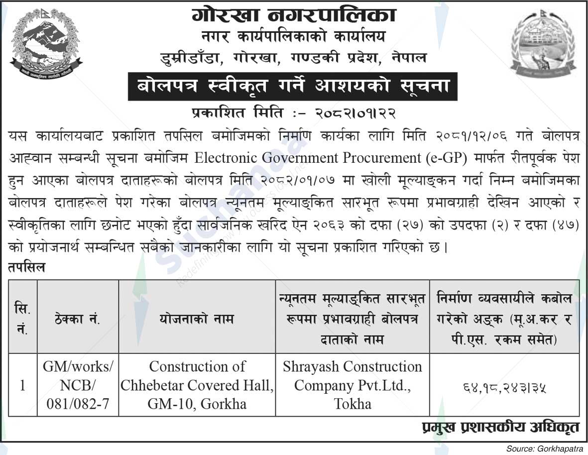 Gorkha Municipality